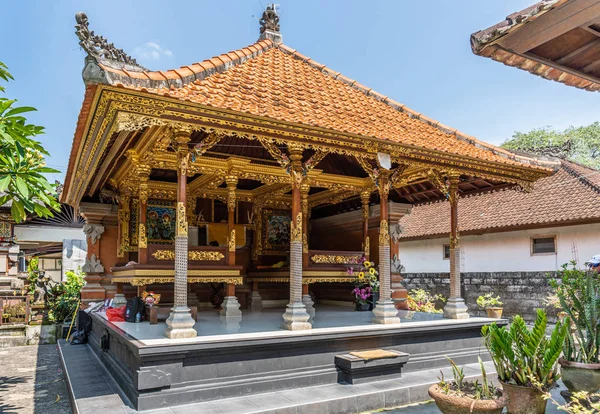 Open temple at family compound, Dusun Ambengan, Bali Indonesia.