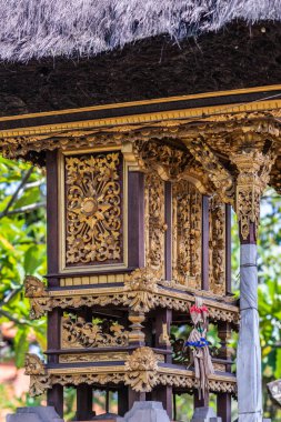 Klan bileşik, Dusun Ambengan, Bali Indon de Anıt dekorasyon