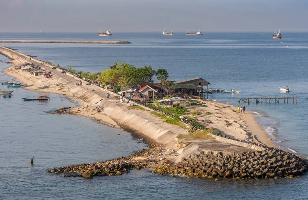 Nahaufnahme von gusung laelae caddi long island, makassar, south sula — Stockfoto