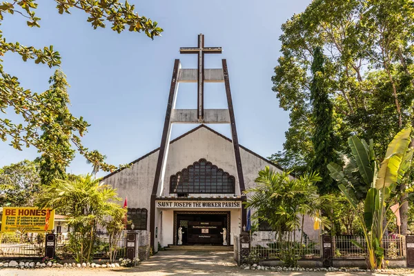 Kyrka av Iwahig straffkoloni, Puerto Princesa, Palawan, Philipp — Stockfoto