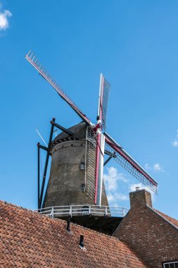 Sluis Yel Değirmeni, Hollanda.