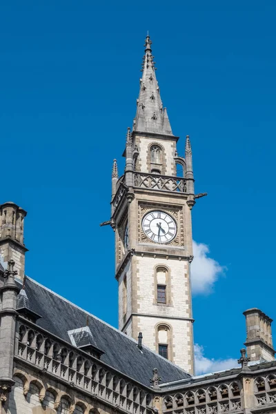 Historischer postturm in gent, flandern, belgien. — Stockfoto