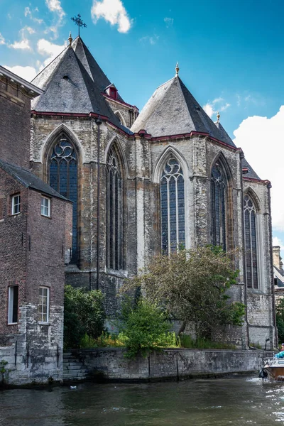 Sint Michiels Church i Gent, Flandern, Belgien. — Stockfoto