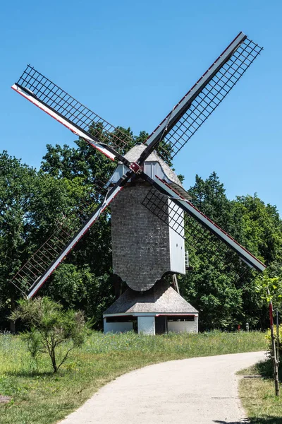 Vindmøllen Schulen, Bokrijk Belgien . - Stock-foto