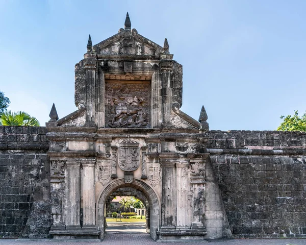 Fort Santiago, Manila Philippi ana kapıda Saint James görüntü — Stok fotoğraf