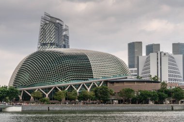 Jw Marriott Kulesi, Esplanade Tiyatrosu kubbesi ve daha fazlası, Singapur.