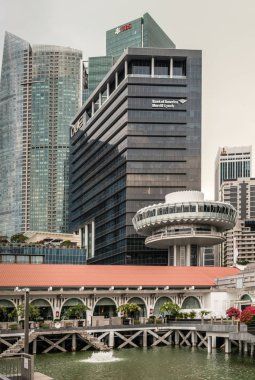 Clifford Square kısmi finans bölgesi, Singapur.