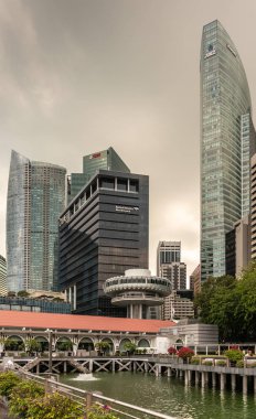 Clifford Square kısmi finans bölgesi, Singapur.
