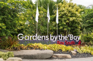 Anıt olarak Bay adı ile Bahçeler, Singapur.