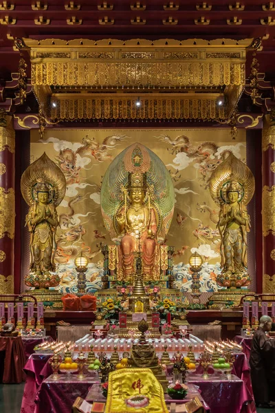Tiro mais longo, Altar da Medicina Buda em Buda Dente Relíquia Temp — Fotografia de Stock