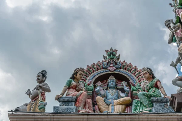 Lord Vishnu Sri Mariamman Hindoe Tempel, Singapore. — Stockfoto
