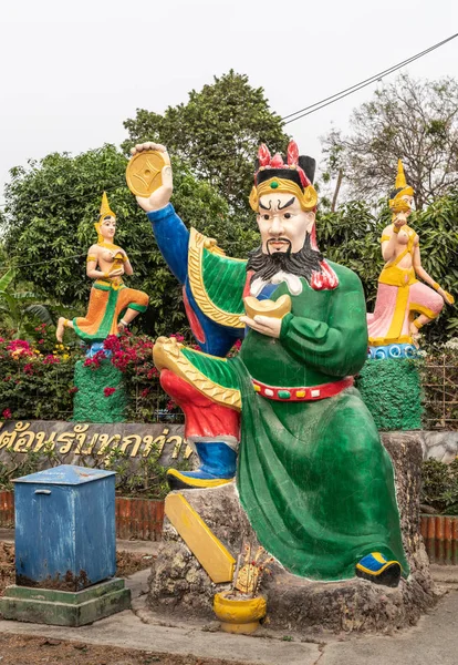 Wang Saen Suk manastırında Xu Kai Güneş Tanrısı, Bang Saen, Thailan — Stok fotoğraf