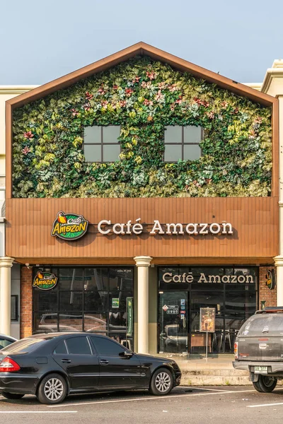 Cafe Amazon coffee place in Chachoengsao, Thailand. — Stock Photo, Image