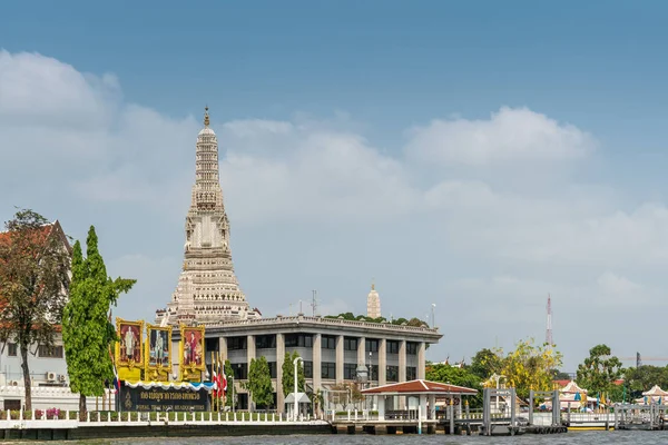 Sede della Royal Thai Navy sul fiume Chao Phraya, Bangkok Thail — Foto Stock