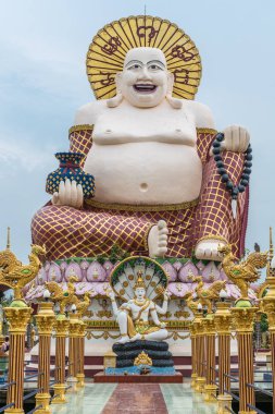 Lord Vishnu ile Buda heykeli, Ko Samui Adası, Tayland.