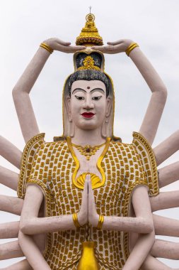 Guan Yin 'in göğsü ve başı, Ko Samui Adası, Tayland.