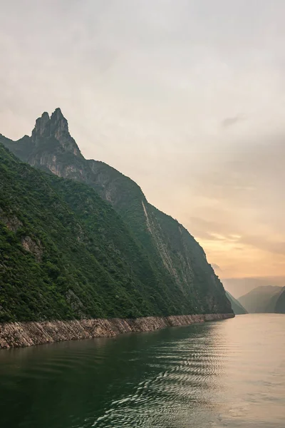 Wushan Hubei China Mei 2010 Gorge Rivier Yangtze Lang Uitzicht — Stockfoto