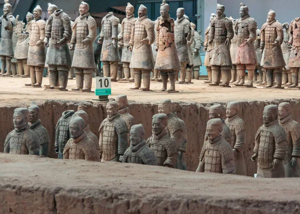 Xian Κίνα Μαΐου 2010 Μουσείο Και Αίθουσα Του Στρατού Τερακότα — Φωτογραφία Αρχείου