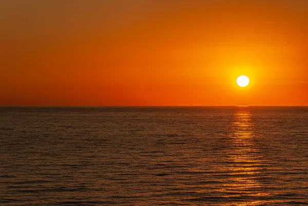 Cabo San Lucas Mexico November 2008 Red Sky Sunset Dark — Stock Photo, Image