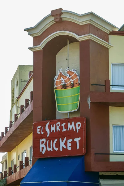 Mazatlan Mexiko April 2008 Visar Ovan Ingången Till Shrimp Bucket — Stockfoto