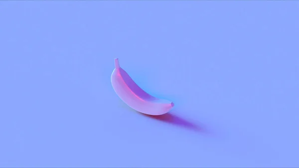 Blue Banana Rendering Illustration — стоковое фото