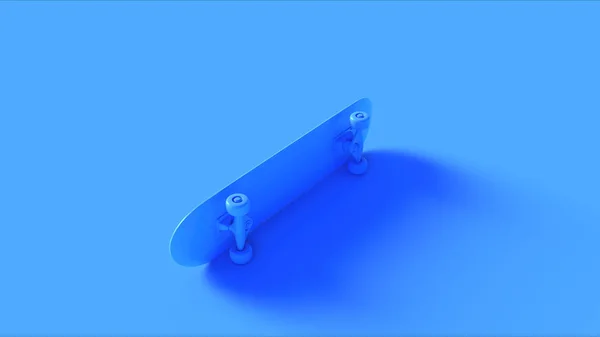ブルースケートボード イラスト レンダリング — ストック写真