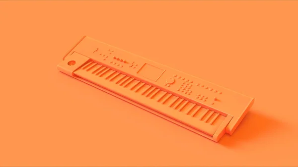 Orange Tangentbord Illustration Rendering — Stockfoto