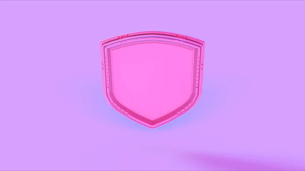 Pink Shield Jelvény Illusztráció — Stock Fotó