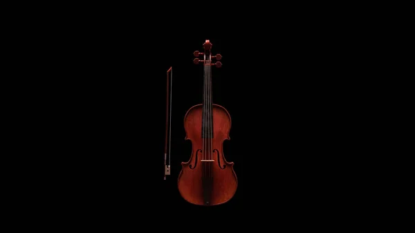 Illustrazione Violino Rendering — Foto Stock