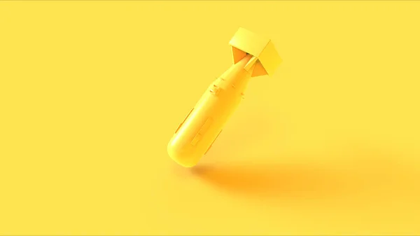 Amarelo Atômico Bomba Ilustração — Fotografia de Stock