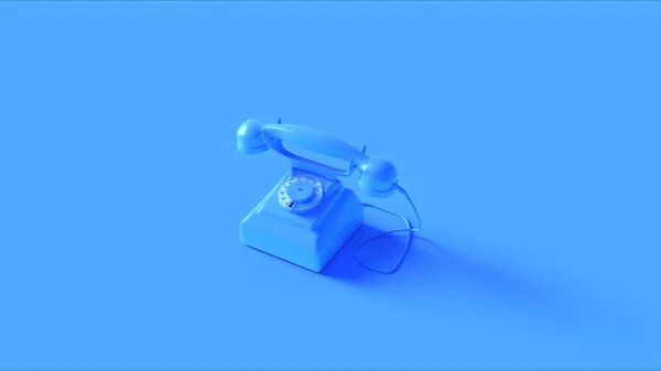 Blaues Telefon Illustration Render — Stockfoto