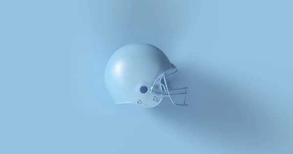 Blue American Football Helmet Illustrasjon – stockfoto
