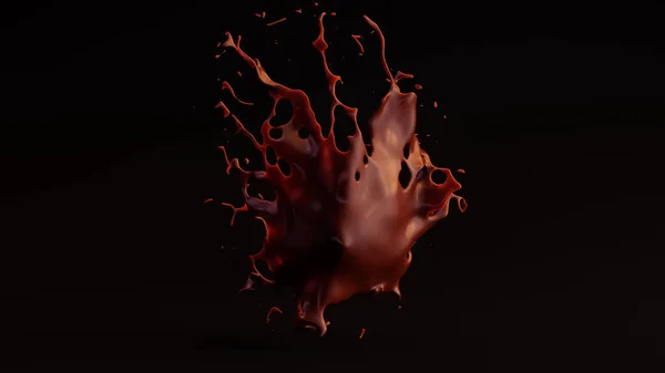 Cold Solid Chocolate Splash Ilustrație — Fotografie, imagine de stoc