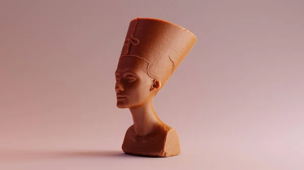 Carmel Mellszobra Nefertiti Illusztráció — Stock Fotó