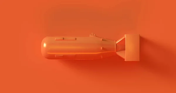 Orange Atombombe Illustration — Stockfoto