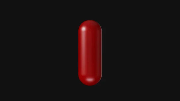 Píldora Roja Ilustración —  Fotos de Stock