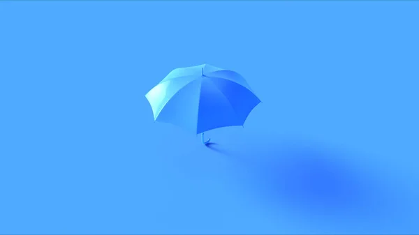 Azul Guarda Chuva Ilustração Renderização — Fotografia de Stock