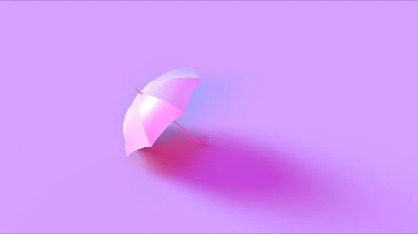 Pink Umbrella Illustration Rendering — Stock Photo, Image