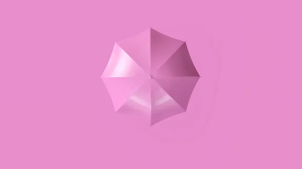 Pink Umbrella Иллюстрация Рендеринг — стоковое фото