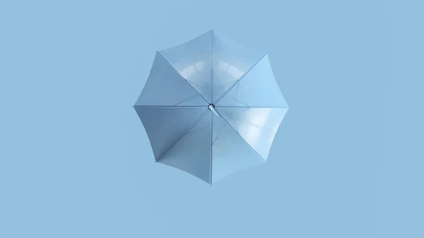 Azul Guarda Chuva Ilustração Renderização — Fotografia de Stock