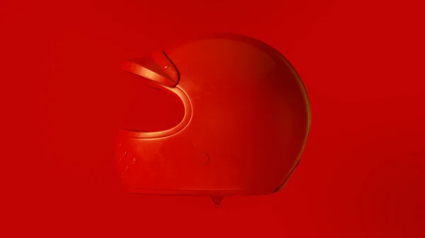 Casco Rojo Ilustración Render —  Fotos de Stock