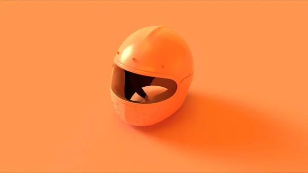 Orange Hjälm Illustration — Stockfoto