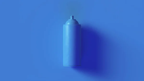Bright Blue Spray Can Illustration — Stock Photo, Image