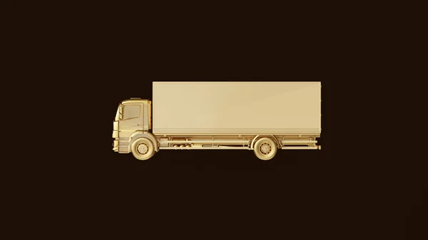 Złoty Truck Ilustracja — Zdjęcie stockowe