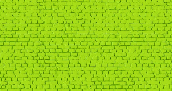 Groene Baksteen Getextureerde Achtergrond Illustratie — Stockfoto