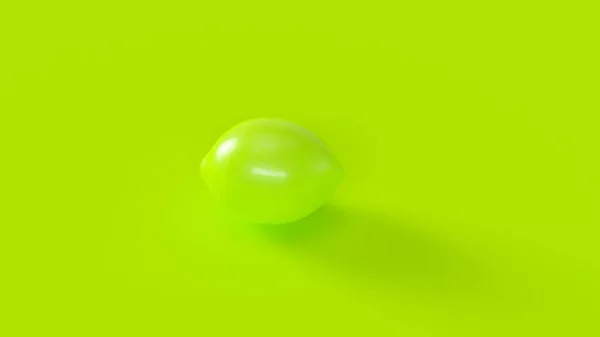 Yeşil Limon Illüstrasyon — Stok fotoğraf