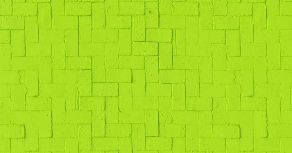 绿刺骨砖纹理背景3D插图 — 图库照片