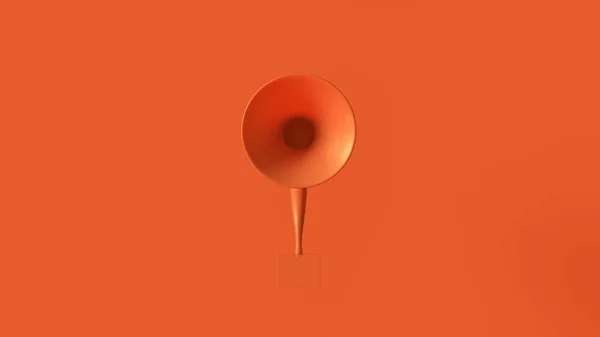 Orange Digital Grammofon Illustration — Stockfoto
