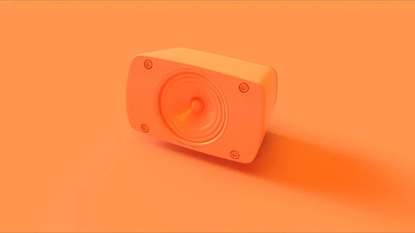 Orange Speaker Unit Illustration — Stock Photo, Image