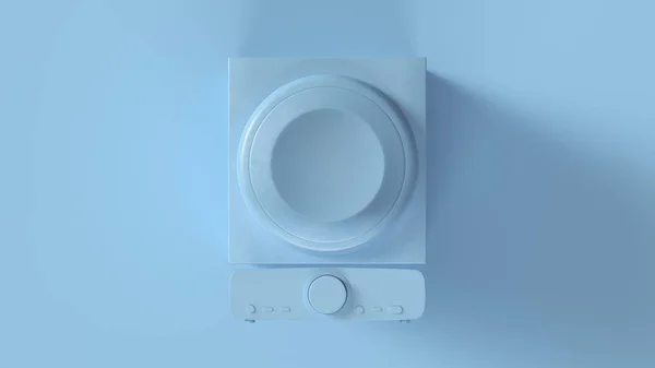 Pale Blue Speaker Unit Illustration Rendering — Stok Foto